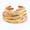 Copper and Brass Cuff Bracelets